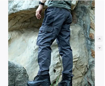 New Tactical Work Pants Men Outdoor Cargo Trousers Multi-pocket Waterproof Pant Autumn Spring Outdoor Workwear Hiking Trousers
