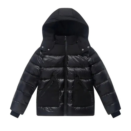 kids winter coat white duck down