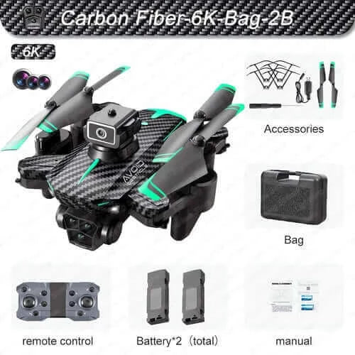 New KY605S RC Drone 8K Professinal With Three Camera Wide Angle.