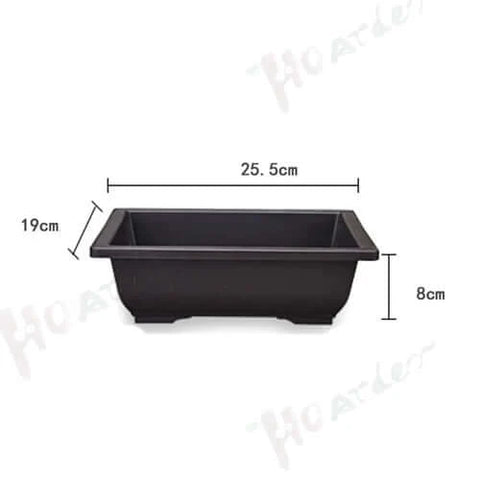 Training Pots With Tray Plastic Bonsai Plants Pot Square For Flower.