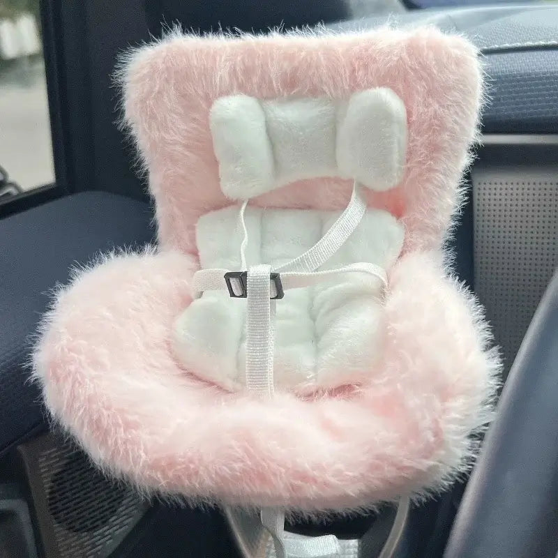 Labubu 15-17cm Doll Safety Seat - Cute Car Decor