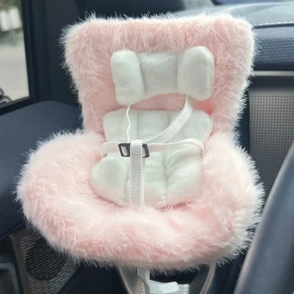 Labubu 15-17cm Doll Safety Seat - Cute Car Decor