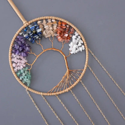 chakra gemstone dream catchers