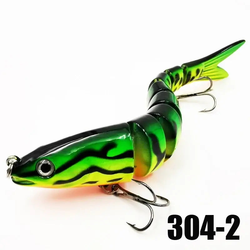 Multi-Jointed Slow-Sinking Swimbait Fishing Lure