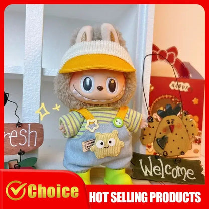 17cm Labubu doll clothes set
