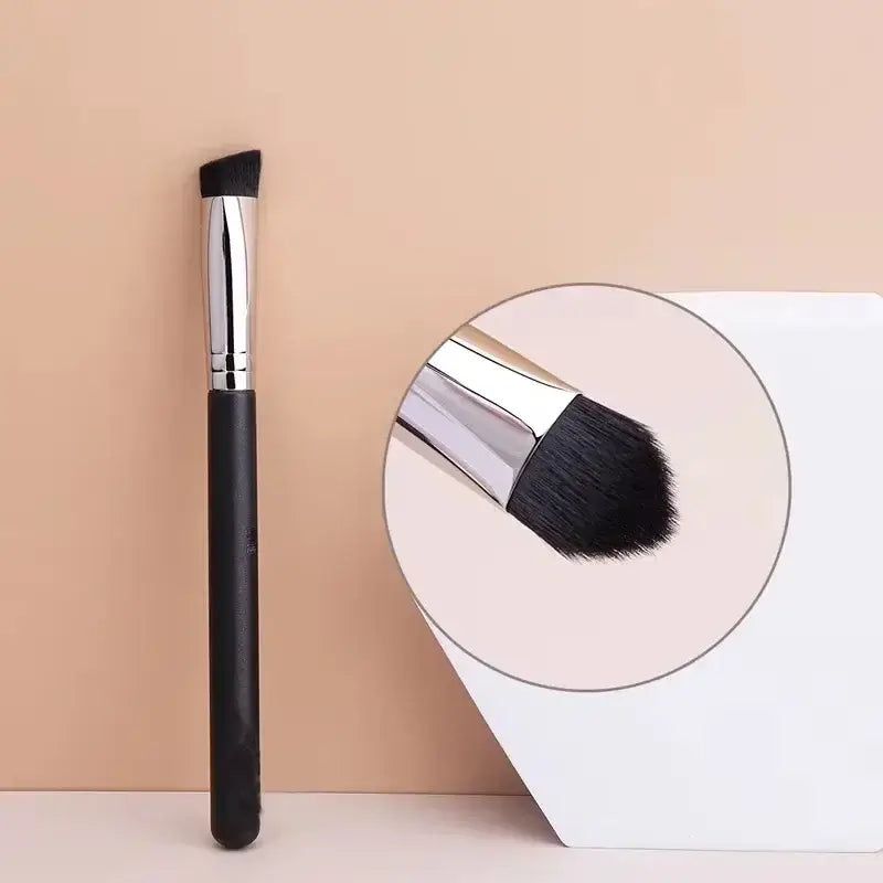 angled makeup brushes for contouring