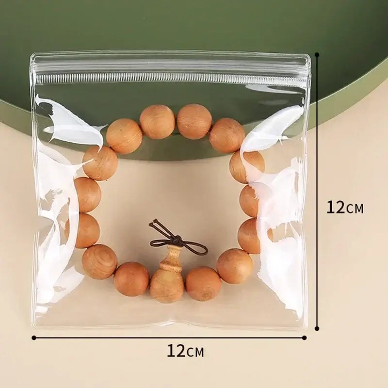 10/20/30/50pcs Jewelry Organizer Pouch Bags Transparent PVC Anti-Oxidation Earring Pendant Necklace Bracelet Storage Holder 2035