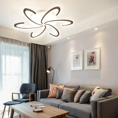 VETRULUS Flower LED Ceiling Light, 6-Leaf Design