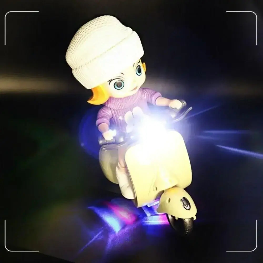 Labubu Doll Mini Electric Motorcycle | Fun Toy Gift