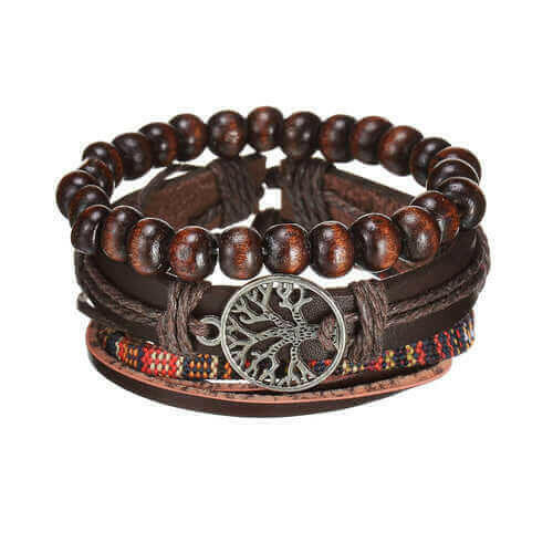 Mens Modern Multilayered Bracelet.