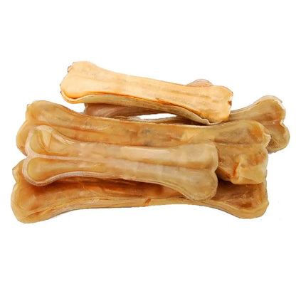 5inch Pet Dog Chew Bone Durable Teether Chewing Entertainment Teeth Cleaning Training Aid for Small Medium Dogs