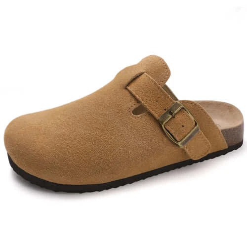 Shevalues Classic Cork Clogs Slippers Women Men Soft Footbed Suede