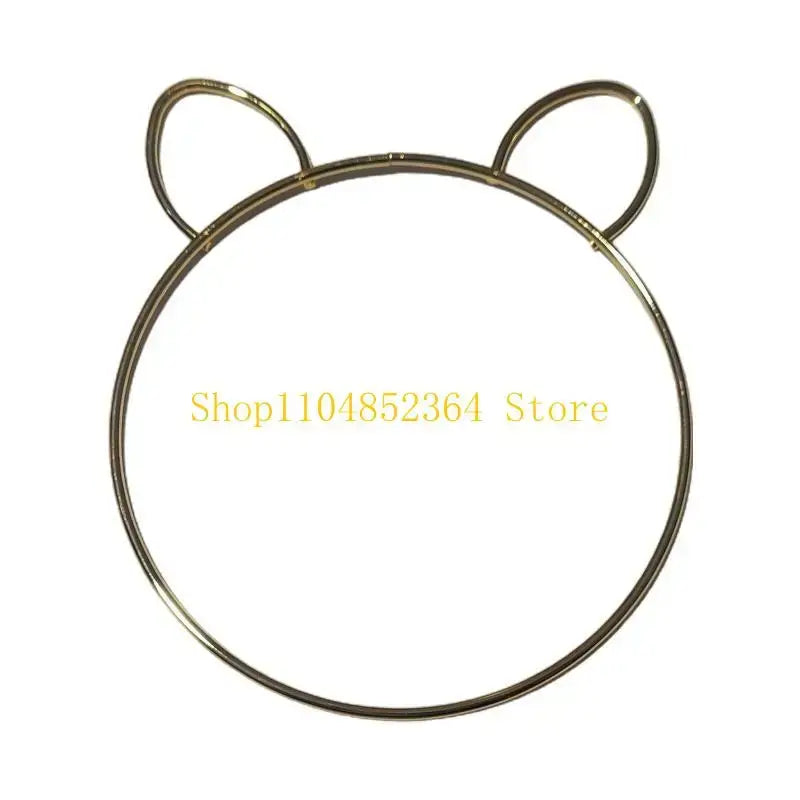 652F Dream Catcher Metal Hoops Irregular Cloud Animal DIY Macrame Iron Ring