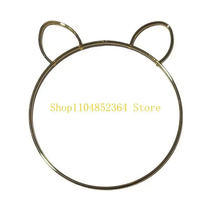652F Dream Catcher Metal Hoops Irregular Cloud Animal DIY Macrame Iron Ring