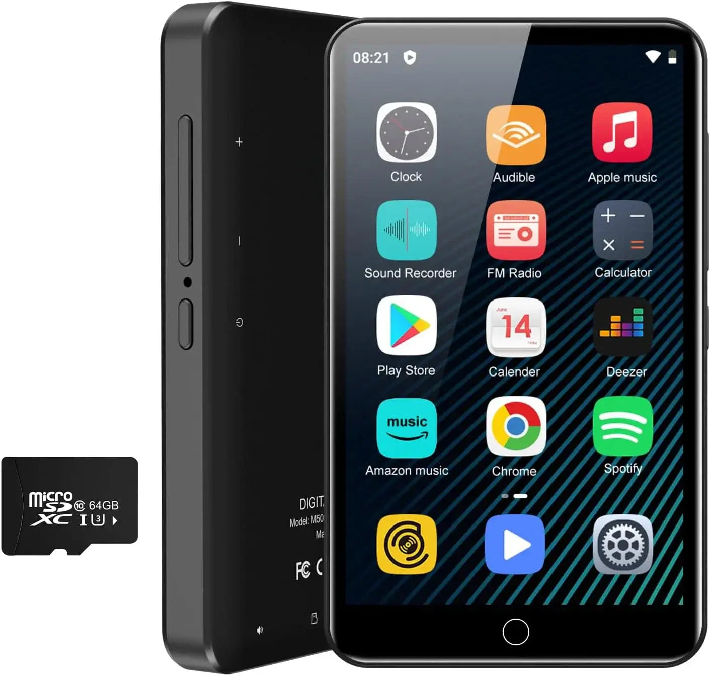 MP3 Player, Bluetooth, WiFi, Spotify, Audible, 4" IPS, Browser, 1TB Storage‌
