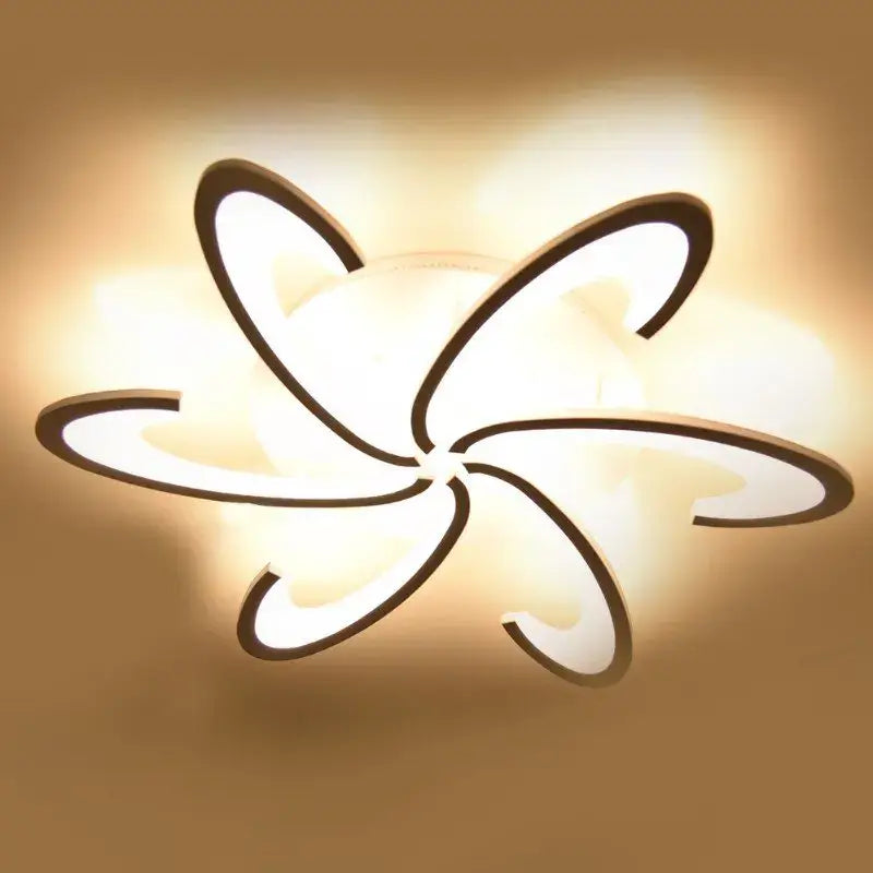 VETRULUS Flower LED Ceiling Light, 6-Leaf Design