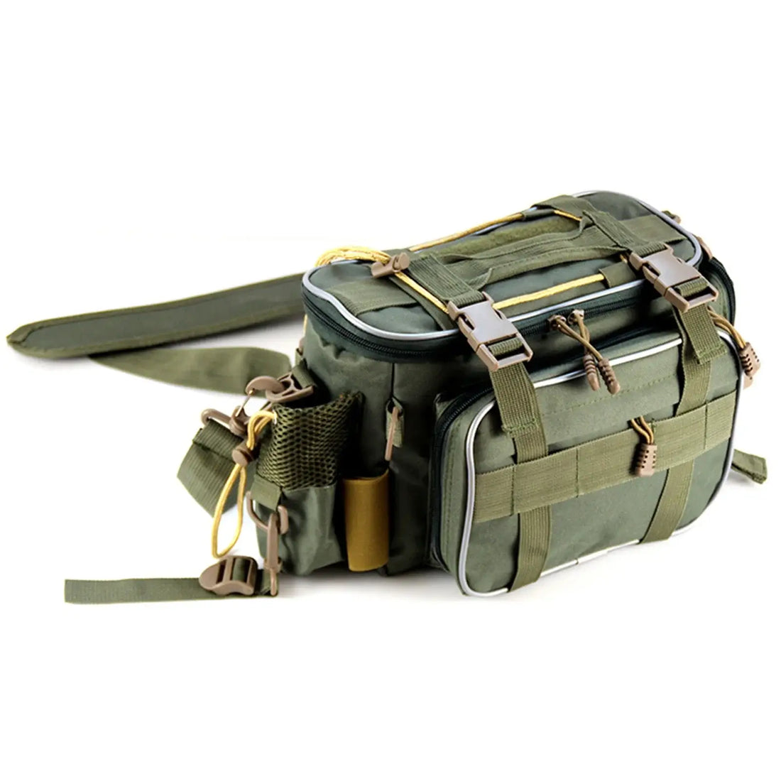 Fishing Tackle Bag Fishing Gear Storage Bag Organizer Waist Bag Messenger Bag Handbag   Fishing Gear Bag Fishing Accessories