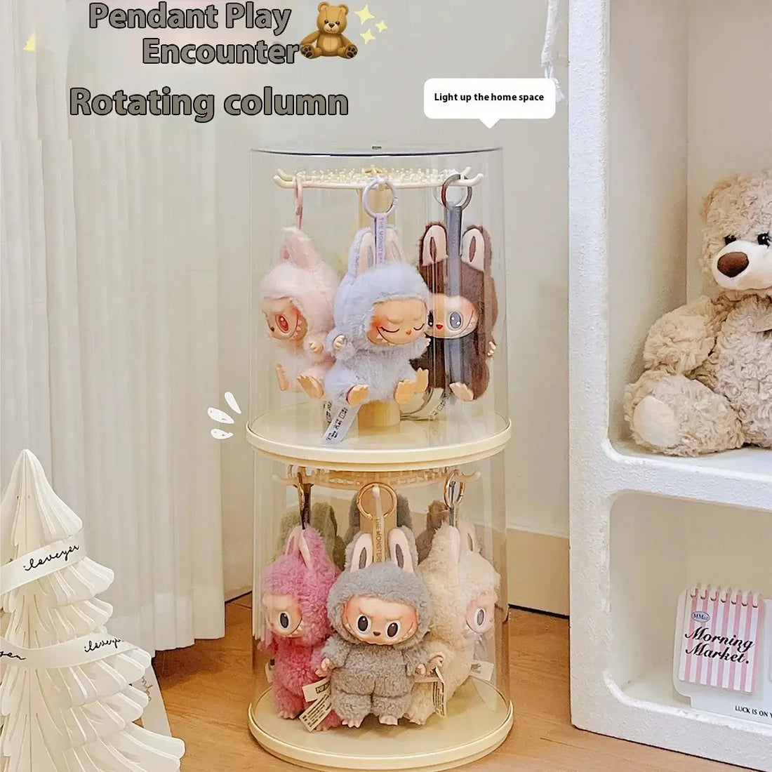 Labubu doll display stand