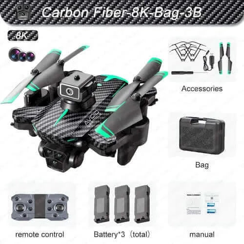 New KY605S RC Drone 8K Professinal With Three Camera Wide Angle