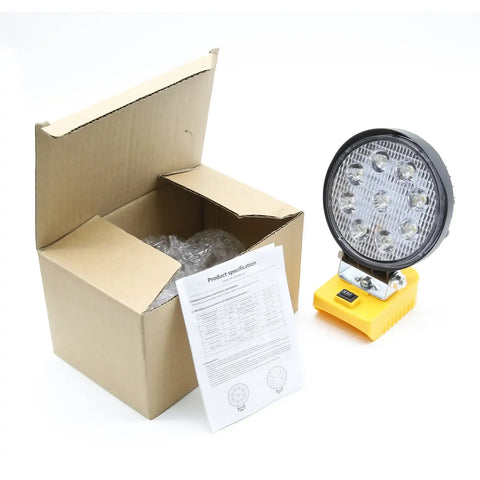 For Makita/Dewalt/Milwaukee/Bosch 18V Li-ion Battery LED Work Light.