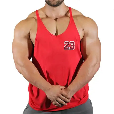 Sport Brand Vest Muscle Gym Mens Back Tank Top Sleeveless Stringer.