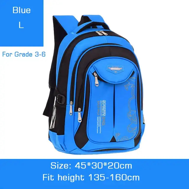 Durable Backpack School Bag for Boys and Teens