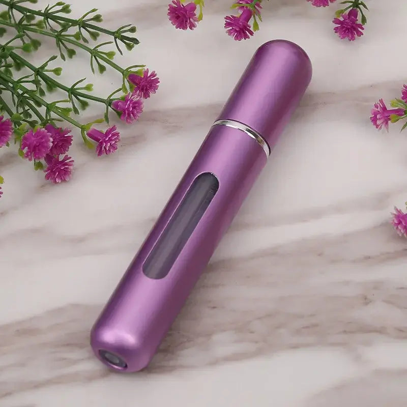 1/5Pcs 8/10ml Portable Mini Refillable Perfume Bottle With Spray Scent Pump Empty Cosmetic Containers Atomizer Bottle For Travel