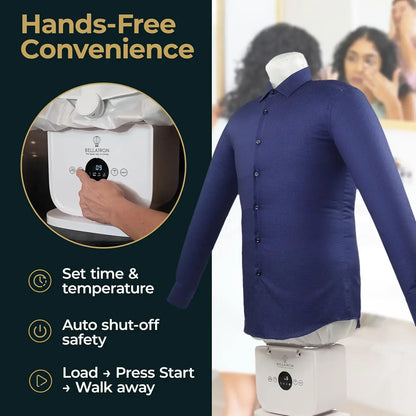 Automatic Hot Air Garment Dryer &amp; Iron - Hands-Free Wrinkle Remover for Shirts &amp; Pants, Reliable Everyday Use