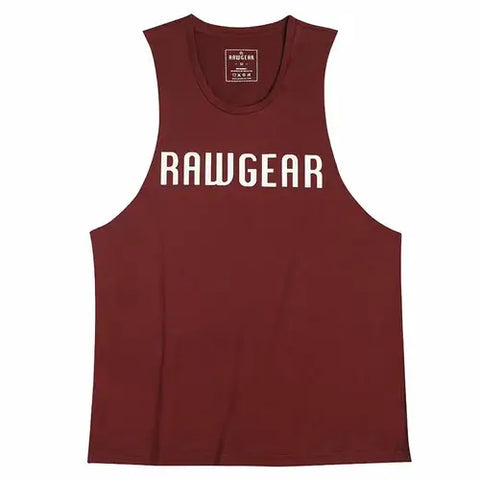 RAWGEAR TankTops Gym Workout Men's Clothing Bodybuilding Sport Fitness.