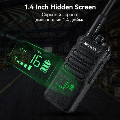 Retevis RT86 Walkie Talkie | UHF Long Range Radio