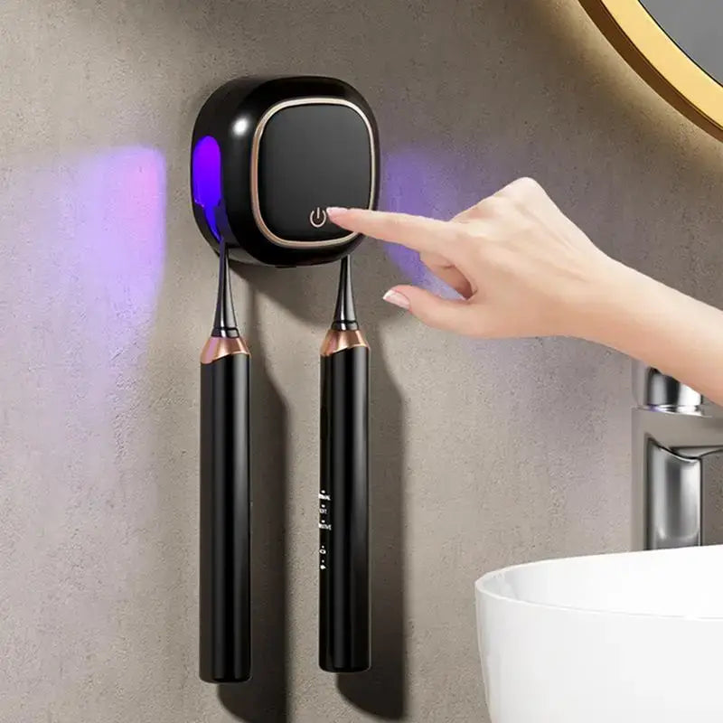 Sanitizing Toothbrush Holder Electric Toothbrush Cleaner Electric Portable UV Cover Machine For Home Shower Camping Car School
