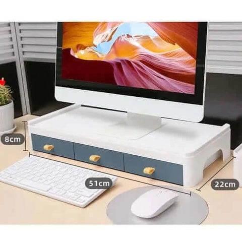 ABS Monitor Stand Table Desktop Computer Monitor Increase Rack Office