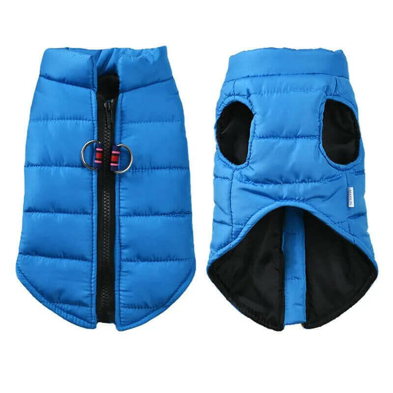 Dog Jacket Vest Winter Dog Clothes With D-Ring Warm Puppy Clothing for