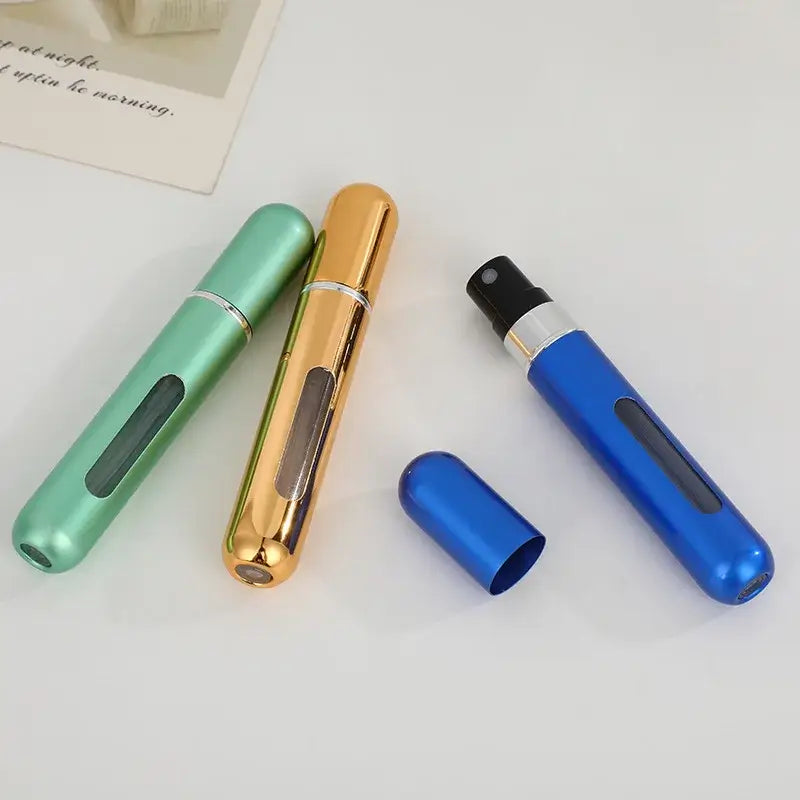 1/5Pcs 8/10ml Portable Mini Refillable Perfume Bottle With Spray Scent Pump Empty Cosmetic Containers Atomizer Bottle For Travel