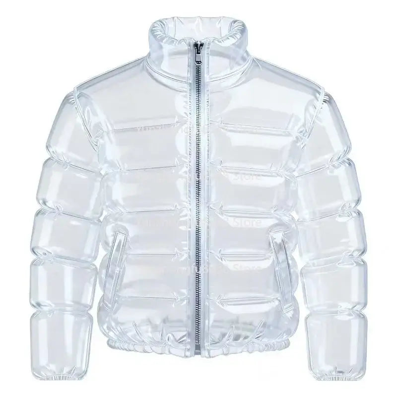 Beer-Filled Jacket Funny Transparent Beer-Drinking Jacket Hilarious Gag Gifts for Pools Parties Festivals Carnivals