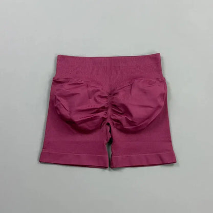 HISTELLO Women’s Seamless Scrunch Workout Shorts