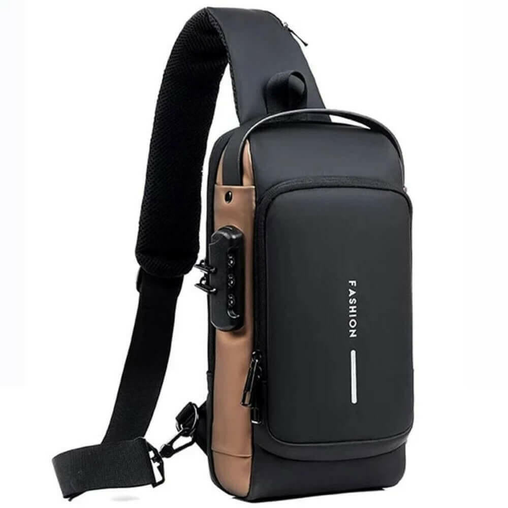 Cross Body Antitheft Shoulder Bag with Lock.