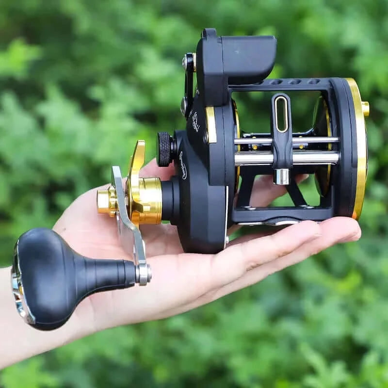 Sougayilang Saltwater Fishing Reels Cast Drum Wheel Trolling Casting.