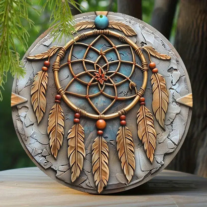 dream catcher aluminum tin sign