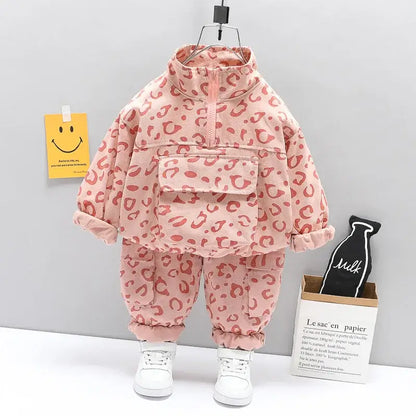 Stylish 2Pcs Set for Kids - Spring Autumn Fashion