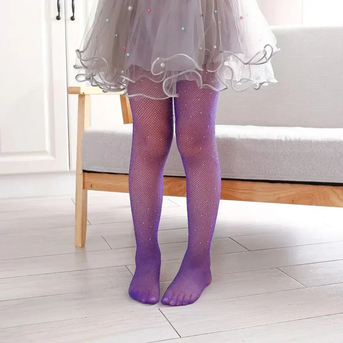 Fishing Net Stockings for Baby Girls Cute Large Bow Lolita Pantyhose Fad Sexy Black Hollow Mesh Nylon Tights Children&