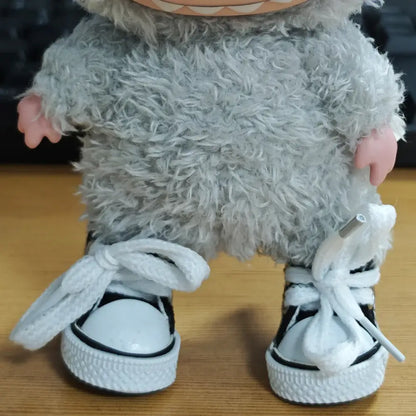 Labubu 17cm Doll Shoes - Fashion Canvas Accessories