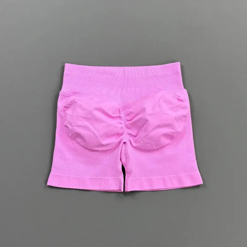 HISTELLO Women’s Seamless Scrunch Workout Shorts