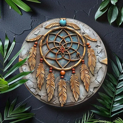 dream catcher aluminum tin sign