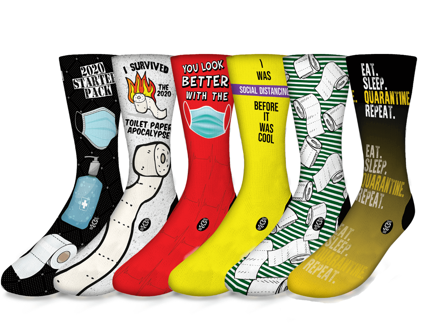 Funny Pandemic Custom Picture Socks.