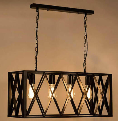 Industrial Kitchen Pendant 4/6-Light Chandelier Ceiling Lamp.