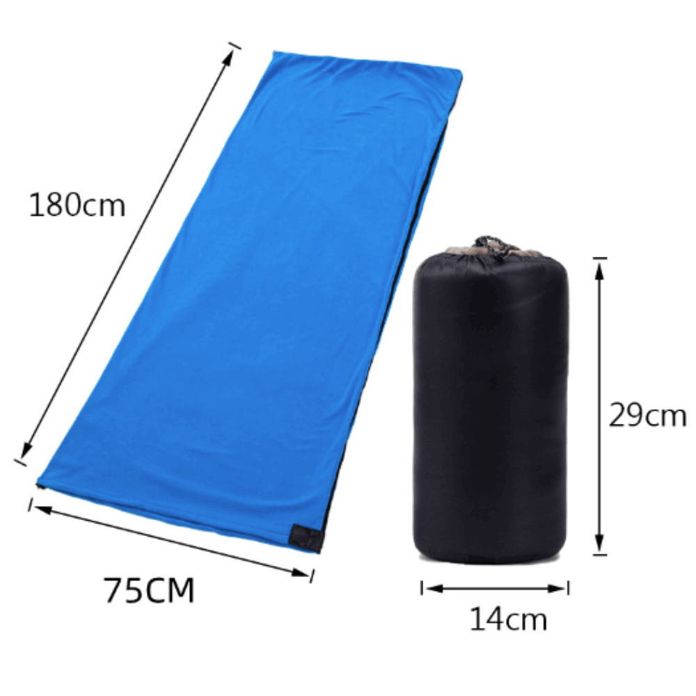 Lightweight Polar Fleece Camping Sleeping Bag.