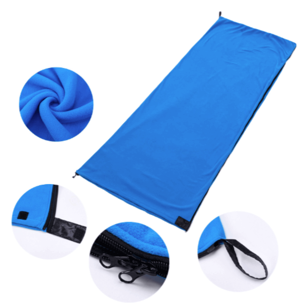 Lightweight Polar Fleece Camping Sleeping Bag.