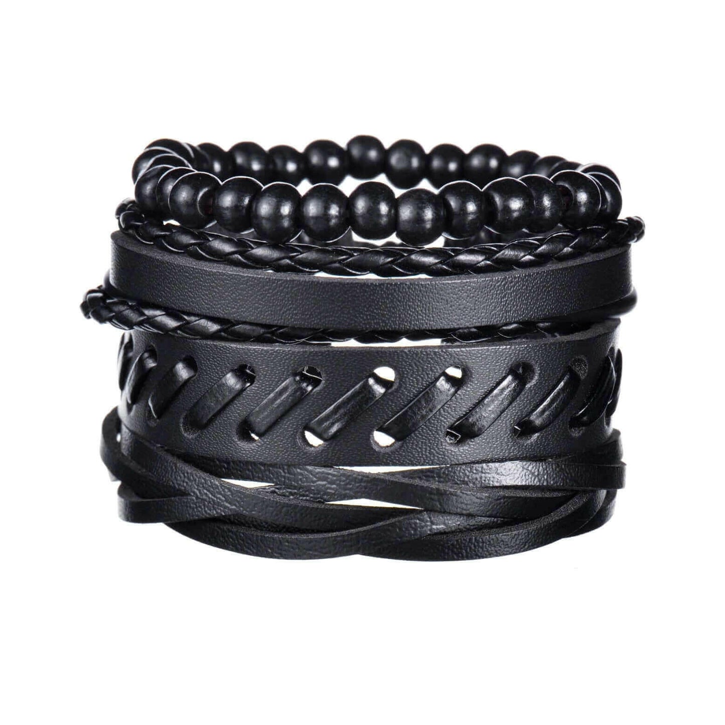 Mens Modern Multilayered Bracelet.