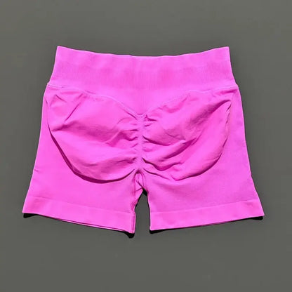 HISTELLO Women’s Seamless Scrunch Workout Shorts